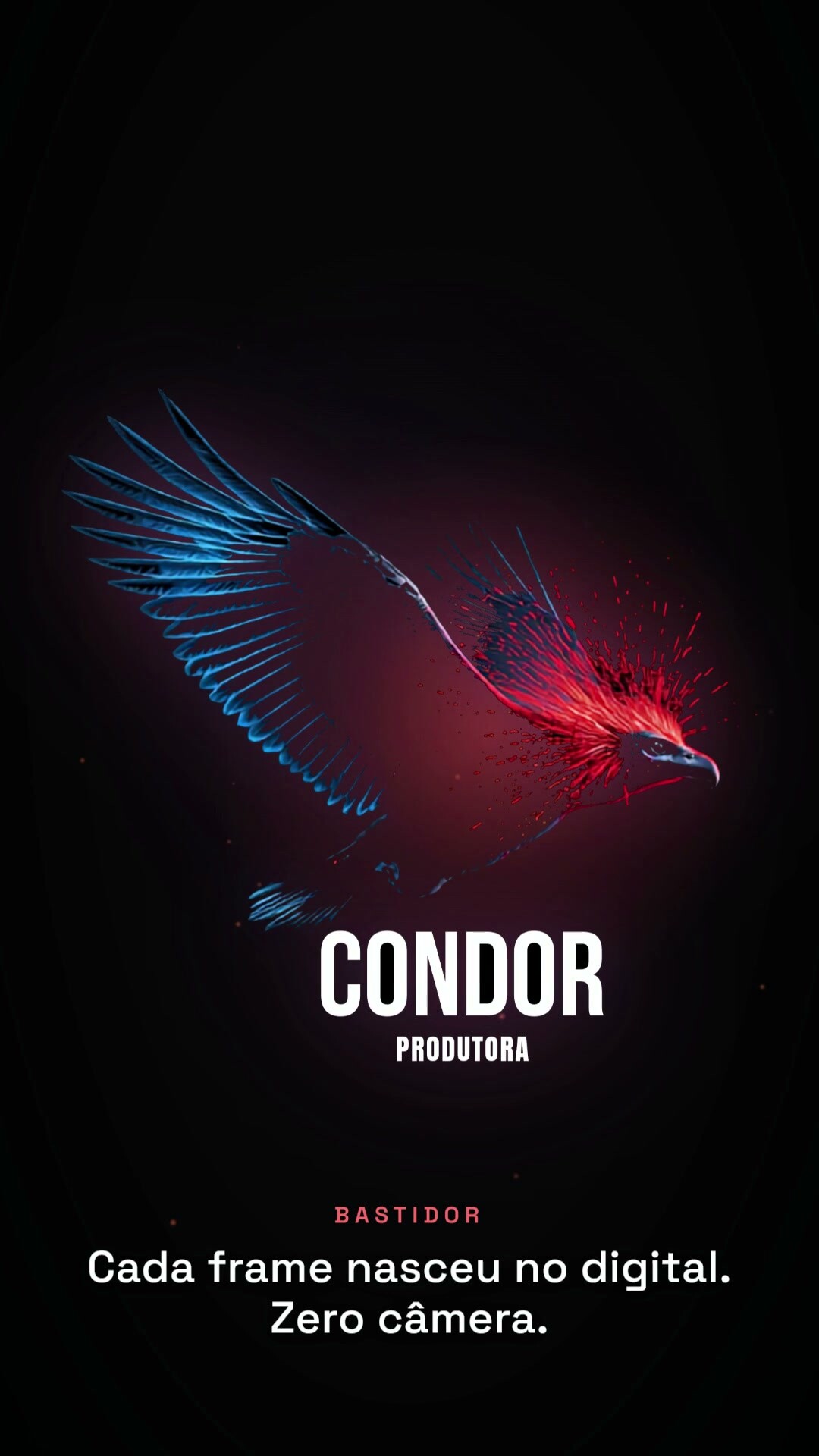 Bastidor da logo CONDOR em movimento